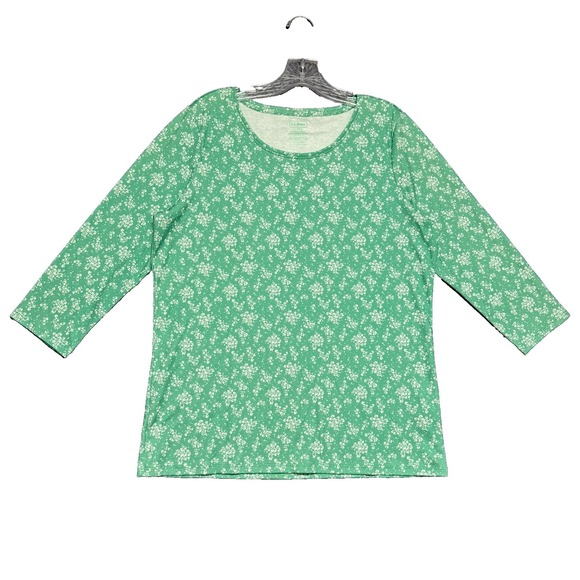 L.L. Bean Tops - LL Bean Top Womens L Floral Cottagecore Coastal Grandma Prairie Casual Classic